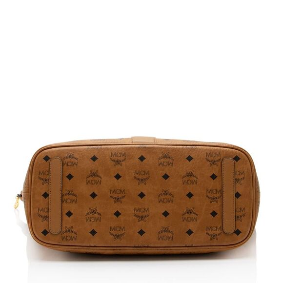 MCM Visetos Liz Reversible Medium Shopper Tote - Picture 4 of 15